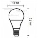 Lampadina a led  mini goccia 4  Watt E14 