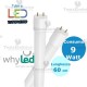Tubo a led 60 cm T8 Tutto Vetro 9 watt Whyled by sice