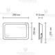 Faro a Led 50 watt Cornice Silver Stone