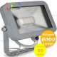 Faro a Led 50 watt Cornice Silver Stone
