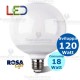 Lampadina a led Globo E27 18 Watt Rosalight