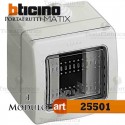 Calotta portafrutti 1 posto IP55 Idrobox Matix Bticino