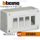 Calotta portafrutti 4 posti Idrobox Matix Bticino
