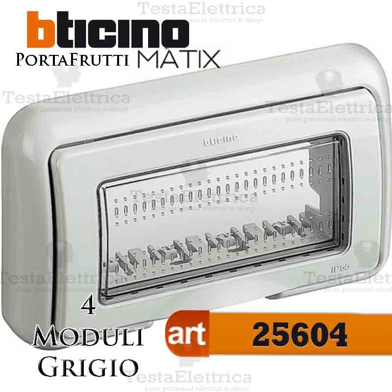 IDROBOX MATIX COPERCHIO IP55 4P GRIGIO 25604 