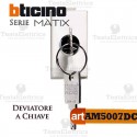 Deviatore 1P con chiave Bticino Matix