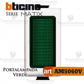 Portalampada Verde Illuminabile Bticino Matix