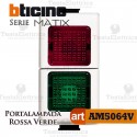 Portalampada Doppio Colore Illuminabile Bticino Matix