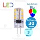 Lampada led Colorata G4 12V 3W Dgk