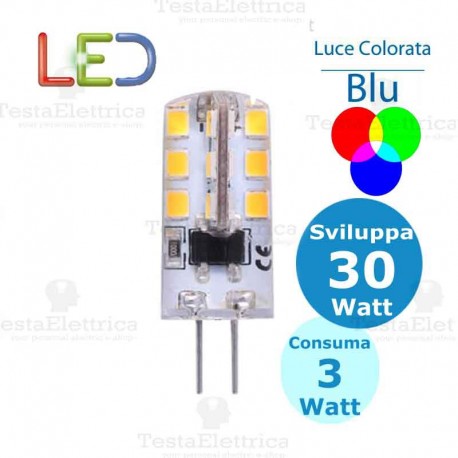 Lampada led Colorata G4 12V 3W Dgk