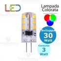 Lampada led Colorata G4 12V 3W Dgk