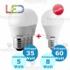 Promo 3 Pz. e27 5 watt + 1 Pz. e27 8w OMAGGIO