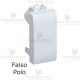 Falso polo bianco compatibile con serie Bticino LivingLight