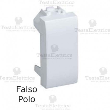 Falso polo bianco compatibile con serie Bticino LivingLight