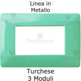 Placca in Metallo Viola compatibile con serie Bticino Matix 
