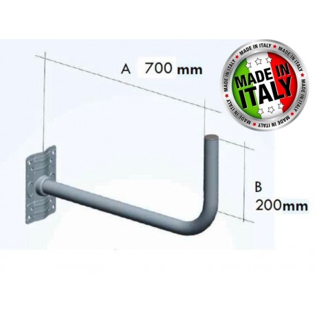 staffa per parabola 70 cm zincata