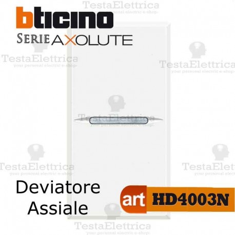 Deviatore1P 10 AX  250 Va.c. Bticino Axolute