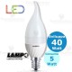 Lampadina a led colpo di vento 5 Watt E14 lampo