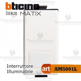 Interruttore 1P 16 AX 250 Va.c. Illuminabile Bticino Matix