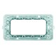 Placca in Legno Massello Scuro compatibile con serie Bticino Matix