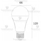 Lampadina a led con sensore crepuscolare goccia E27 12 Watt Gbc