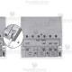 Miscelatore da palo VHF UHF UHF Televes con passaggio di corrente