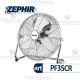 Ventilatore industriale in metallo cromato Pf35CR Zephir