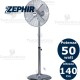Ventilatore Piantana Acciaio cromato PF40CR Zephir