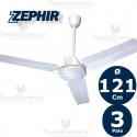 Ventilatore da soffitto bianco ZFS8120 Zephir