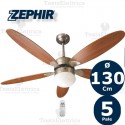 Ventilatore da soffitto Noce con luce Zephir
