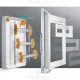 Centralino da parete serie wall F305PT72  72 moduli Bticino 