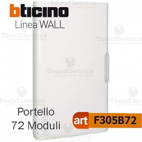 Portello bianco per Centralino da parete 72 Moduli serie Wall Bticino