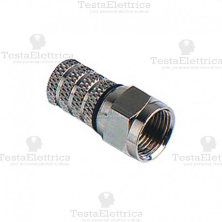 Connettore F professionale per cavi TV 6,8 mm