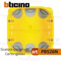 Scatola da incasso cartongesso portafrutti 3+3 moduli PB526N bticino