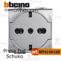 Presa FLAT standard tedesco Tech Bticino LivingLight
