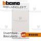 Invertitore 1P illuminabile 16 AX 250 Vac bianco Bticino LivingLight
