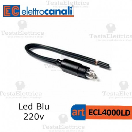 Spia Led Blu 220v per moduli Basculanti Elettrocanali