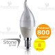 Lampadina a led fiamma 8 Watt E14 Stone
