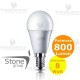 Lampadina a led sfera 8 Watt E14 Stone