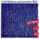 Tenda Luminosa a Led pofessionale 3 metri prolungabile RosaChristmas