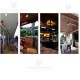  Stufa a parete con telecomando per bar patio garage