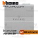 Interruttore 1P 2 moduli Bticino LivingLight Tech