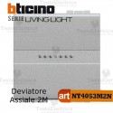 Deviatore 1P 2 moduli Bticino LivingLight Tech