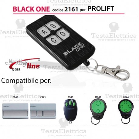 Black One 2161 Radiocomando compatibile PROLIFT Gbs JollyLine