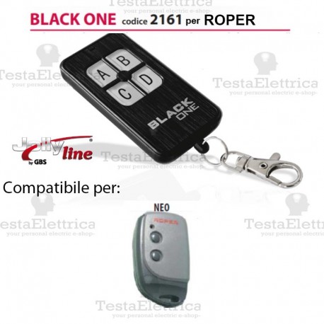 Black One 2161 Radiocomando compatibile ROPER Gbs JollyLine