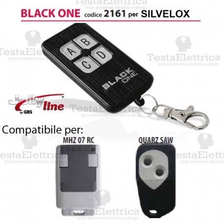 Black One 2161 Radiocomando compatibile SILVELOX Gbs JollyLine