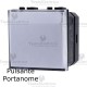Pulsante con targa porta nome compatibile con serie Bticino LivingLight