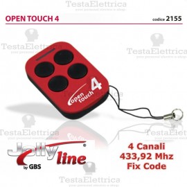 Radiocomando universale auto apprendente codice fisso OPEN TOUCH jolly line