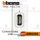 Presa USB trasmissione dati Bticino Matix