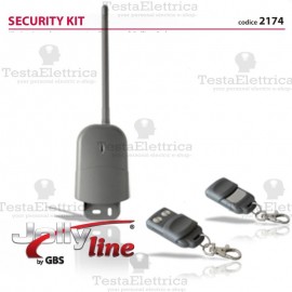 Kit ricevitore da esterno a 433,92 Mhz + 2 radiocomandi Rolling Code