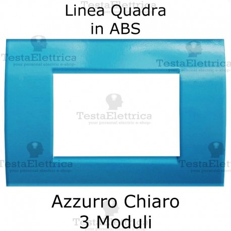 Placchetta Azzurro Chiaro compatibile con serie Bticino Matix
